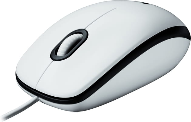 Logitech M100 / USB / White