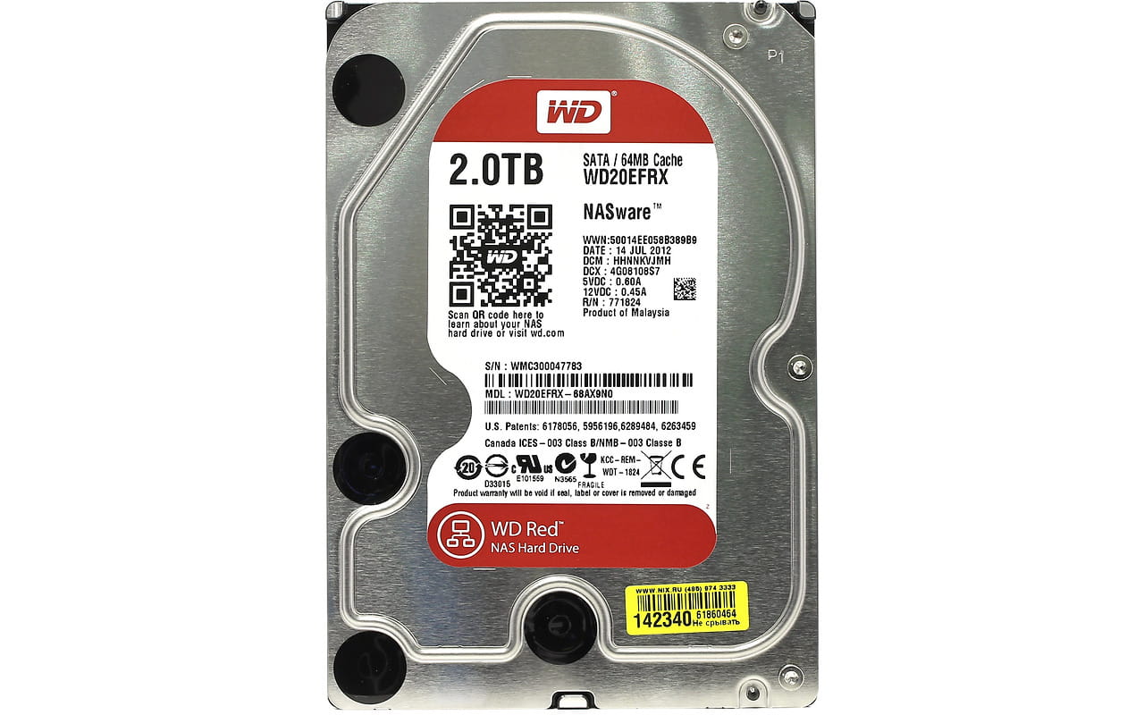 HDD Western Digital WD20EFRX