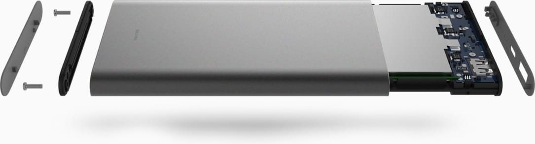 Xiaomi Mi Power Bank Pro 10K / 10000 mAh / Type-C / Grey
