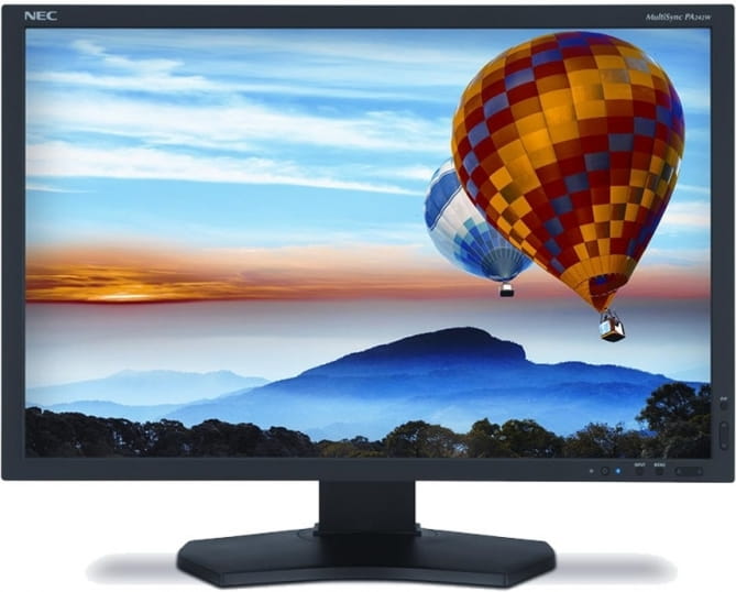 NEC MultiSync PA242W / 24.1" AH-IPS 1920x1200 Black