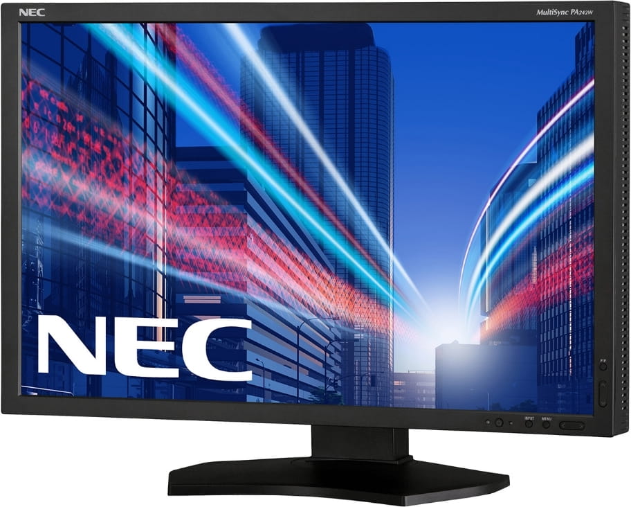 NEC MultiSync PA242W / 24.1" AH-IPS 1920x1200 Black