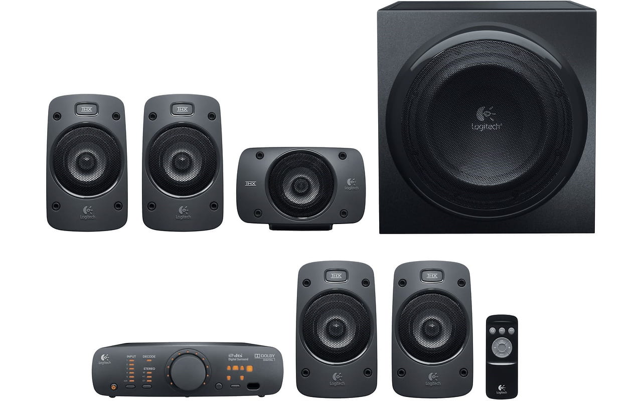 Speakers Logitech Z906 / 5.1 / 500W RMS / 980-000468 / THX Certified