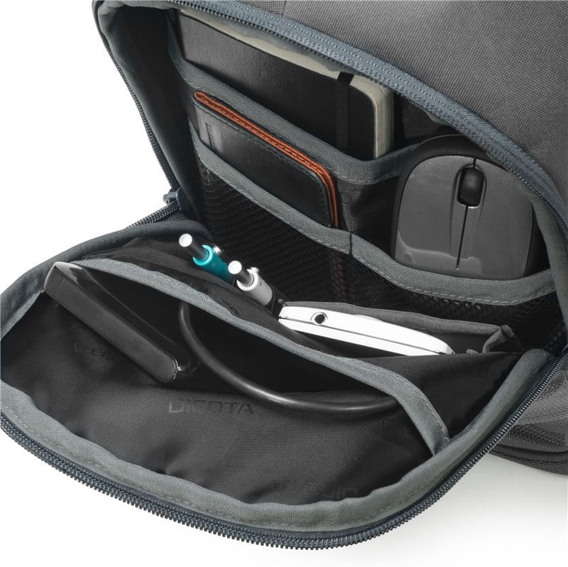 Backpack DICOTA D31045 / Light / 14" - 15.6" / Grey