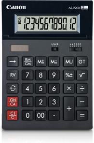 Calculator Canon AS-2200 / 12 digit /