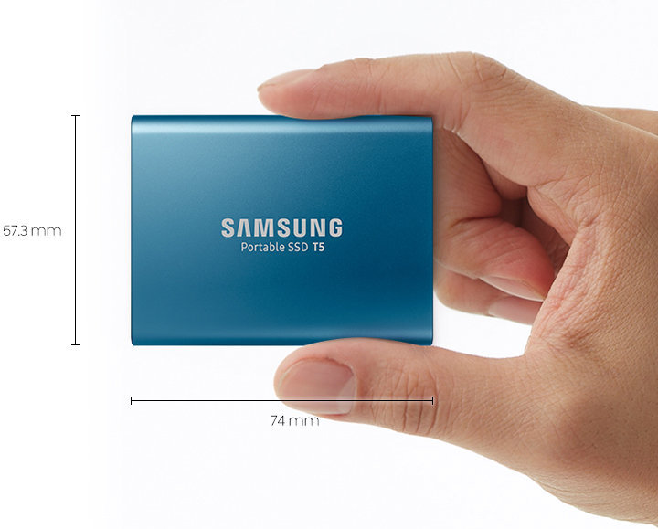 Samsung Portable SSD T5 / 250GB / USB3.1 / Type-C / MU-PA250B/WW / Blue
