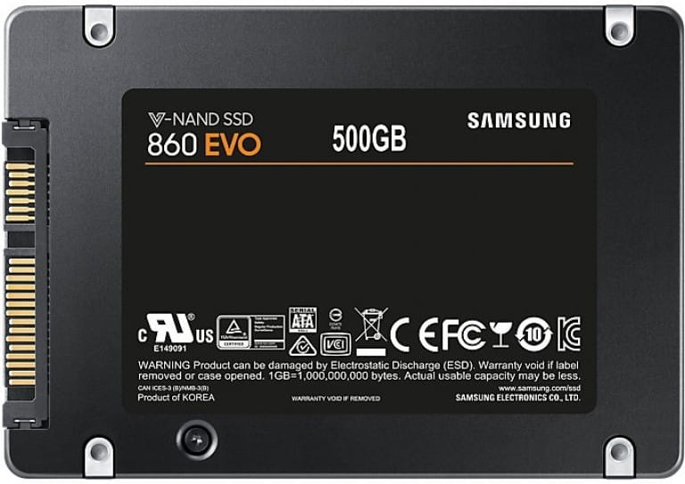 SSD Samsung 860 EVO MZ-76E500BW / 500GB / 2.5" SATA / V-NAND 3bit MLC /