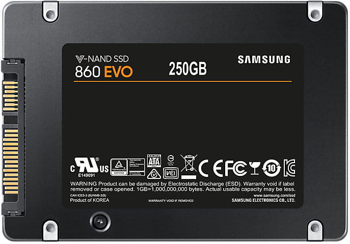 SSD Samsung 860 EVO MZ-76E250BW / 250GB / 2.5" SATA / V-NAND 3bit MLC /