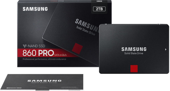 SSD Samsung 860 PRO MZ-76P2T0BW / 2.0TB / 2.5" SATA / V-NAND 2bit MLC /