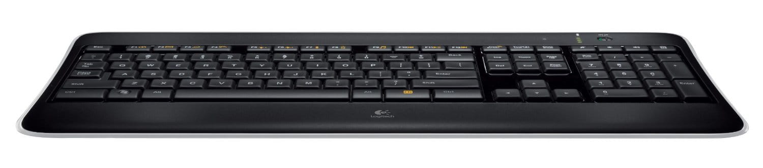 Logitech Wireless Illuminated Keyboard K800 Black USB