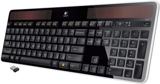 Logitech Wireless Solar Keyboard K750 Black USB