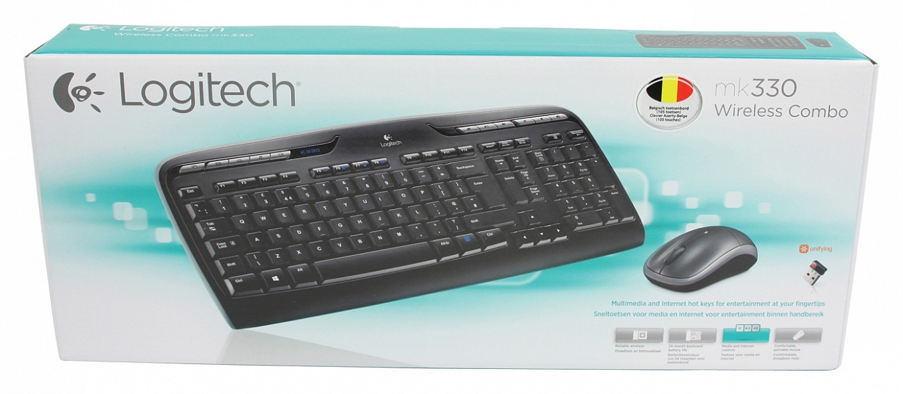 Logitech MK330 Wireless Combo English