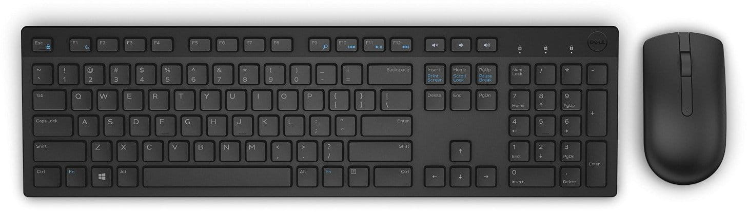 DELL KM636 / Wireless Keyboard and Mouse / Black