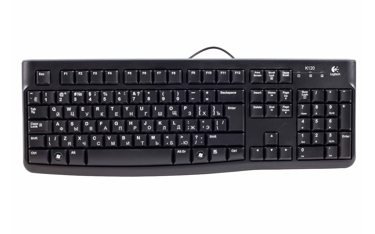Logitech MK120 KIT Black / Russian