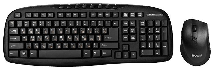 KIT Sven KB-C3600W / Keyboard & Mouse / Wireless / Black