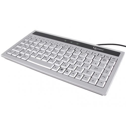 Gembird KB-9627LU-R Silver-Black USB
