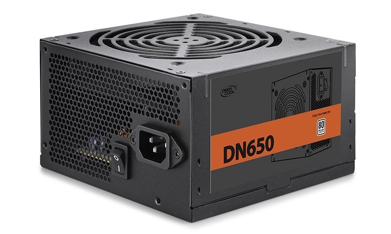 PSU Deepcool DN650 / 650W / ATX 2.31 / 80 PLUS / Active PFC / 120mm fan with PWM / XDC-DN650 / Black