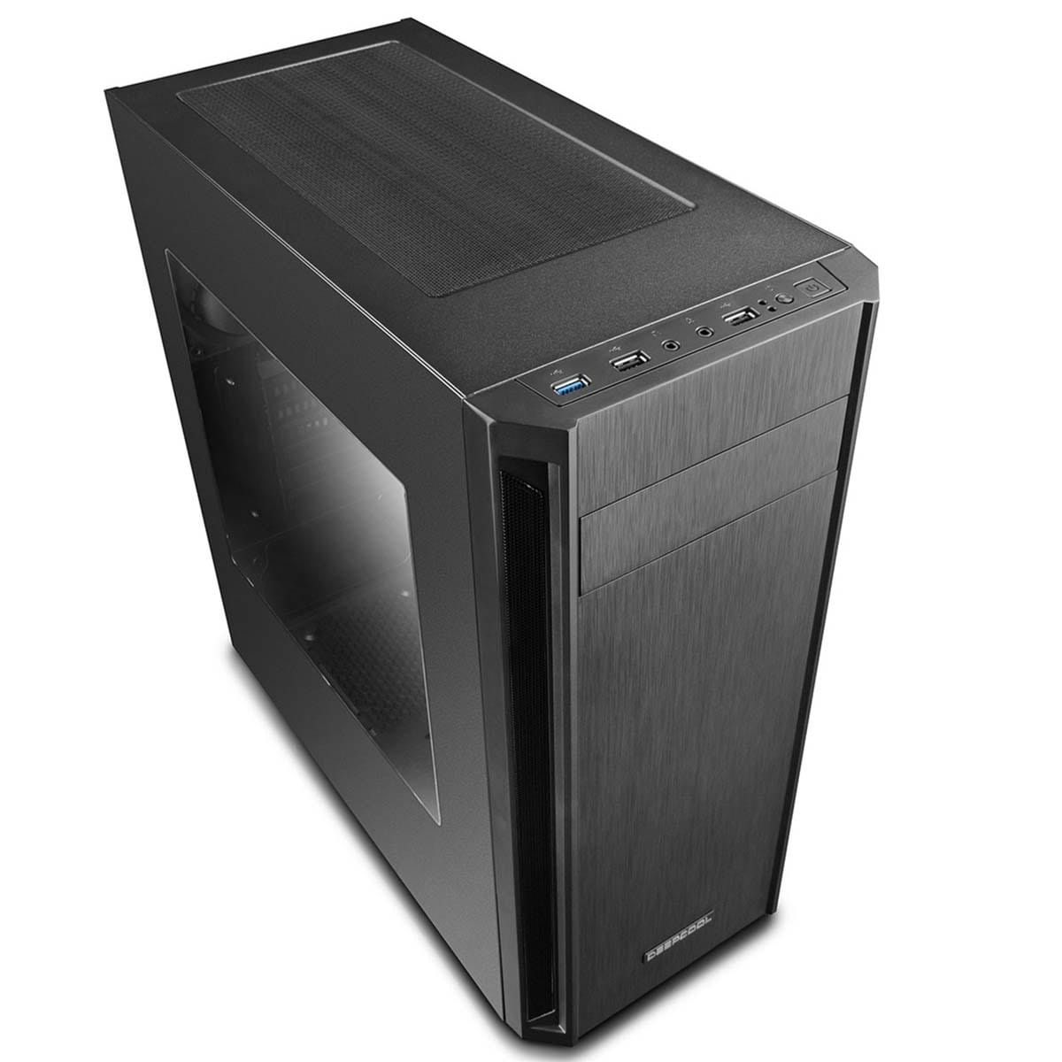 Case Deepcool D-SHIELD V2 / Side-Window / without PSU / XDC-D-SHIELD_V2 / Black