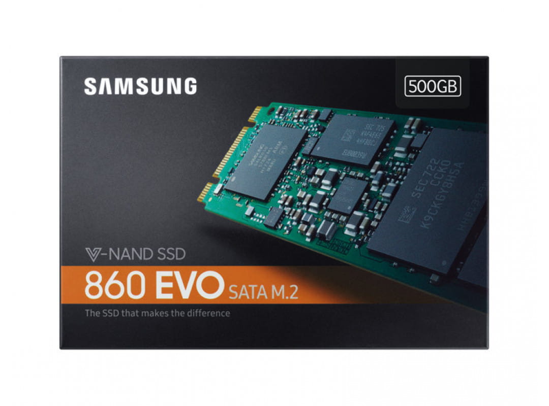 SSD Samsung 860 EVO / 500GB / .M.2 SATA / MJX / V-NAND 3bit MLC / MZ-N6E500BW