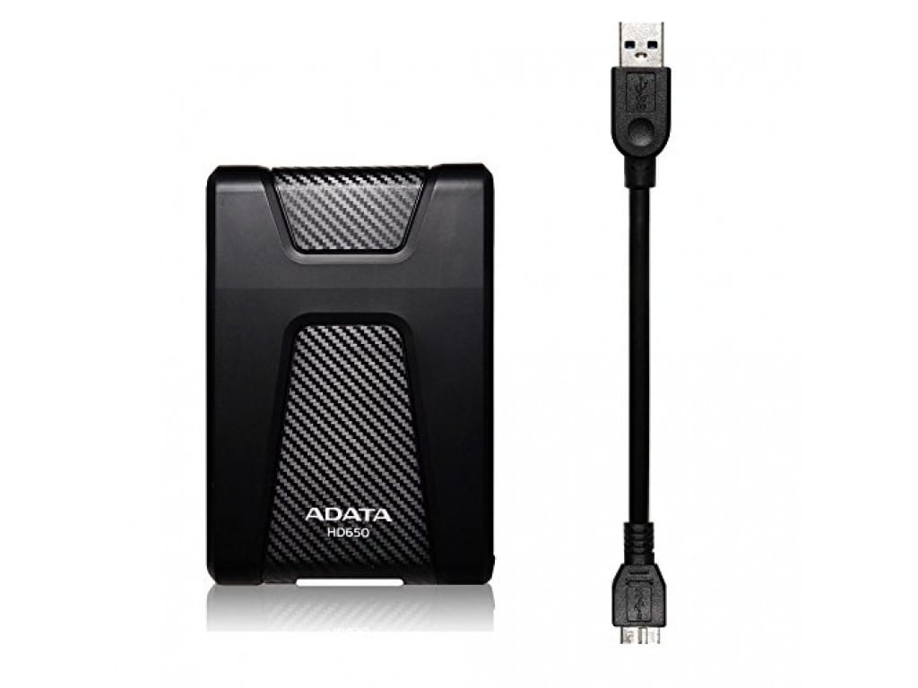 ADATA DashDrive Durable HD650 / 1.0TB / 2.5" / USB3.0 / AHD650-1TU3 / Black