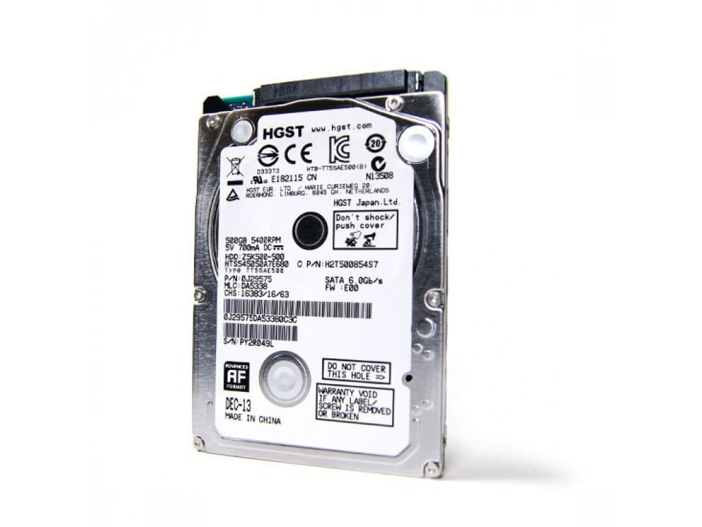 Hitachi Travelstar Z5K500 2.5" HDD 500GB HTS545050A7E680