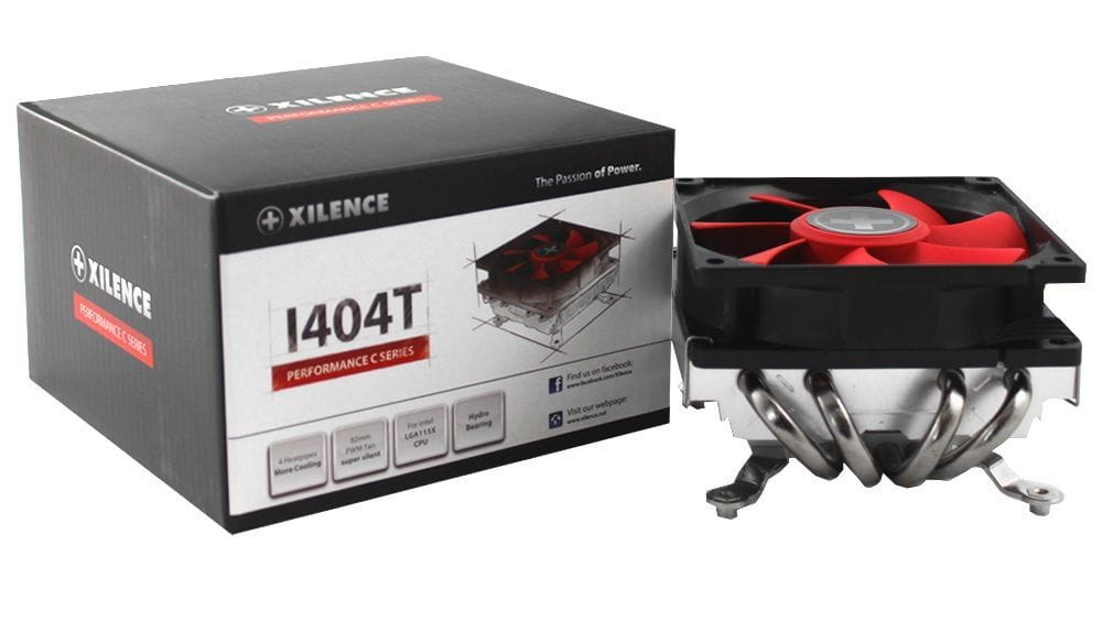 Cooler Xilence Performance C Series I404T / 21.8dBA / 65.4CFM / 4pin PWM / 4 heatpipes / 125W / XC041 / XPCPU.I404T