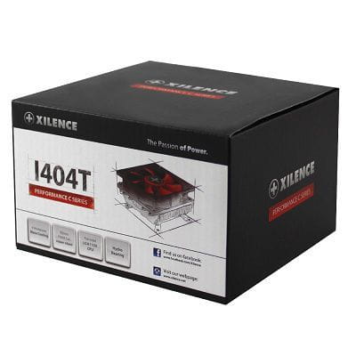 Cooler Xilence Performance C Series I404T / 21.8dBA / 65.4CFM / 4pin PWM / 4 heatpipes / 125W / XC041 / XPCPU.I404T