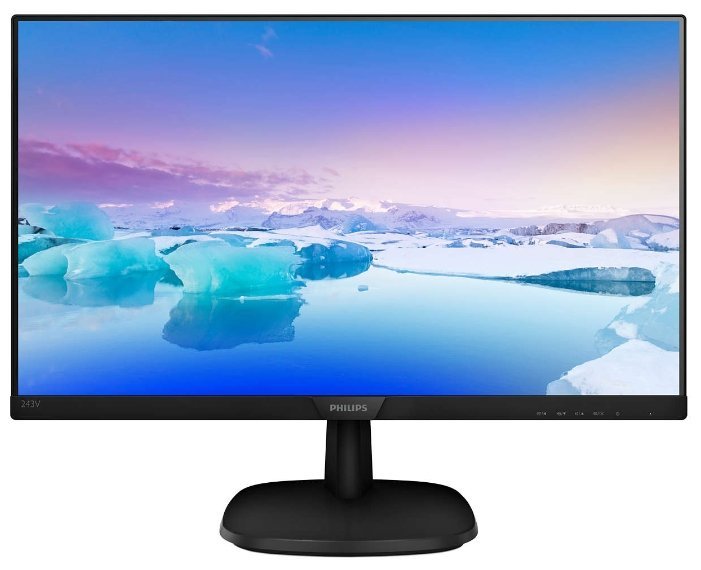 Monitor Philips 243V7QSB / 23.8" IPS W-LED FullHD / 93ppi / 8ms GTG / 250 cd/m&sup2; / DCR 10 Mln:1 / Black