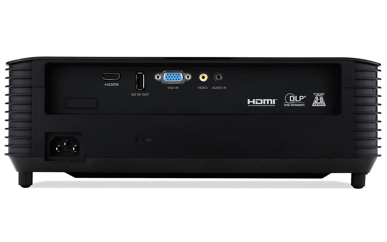 Projector Acer X168H / DLP 3D / WUXGA / 10000:1 / 3500Lm / 3W Mono Speaker / MR.JQ711.001 / Black