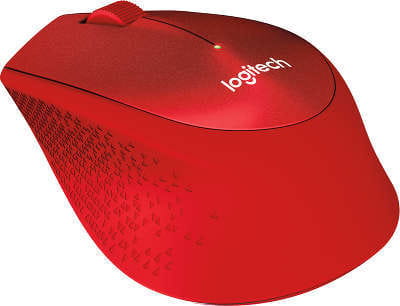 Logitech M330 SILENT PLUS / Wireless / Red