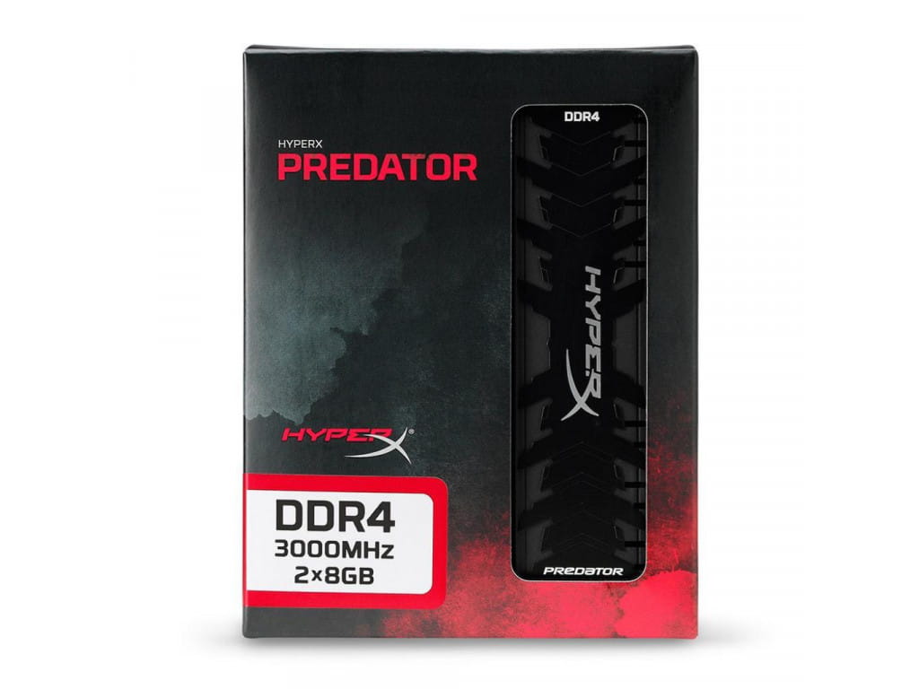 KIT RAM Kingston HyperX Predator HX430C15PB3K2/16 / 2x8GB / DDR4-3000 / PC24000 / CL15 / 1.35V / Black