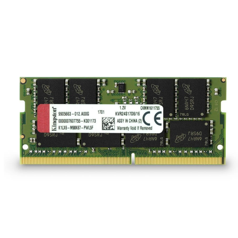 RAM Kingston ValueRam KVR24S17D8/16 / 16GB / DDR4-2400 / SODIMM / PC19200 / CL17 / 1.2V