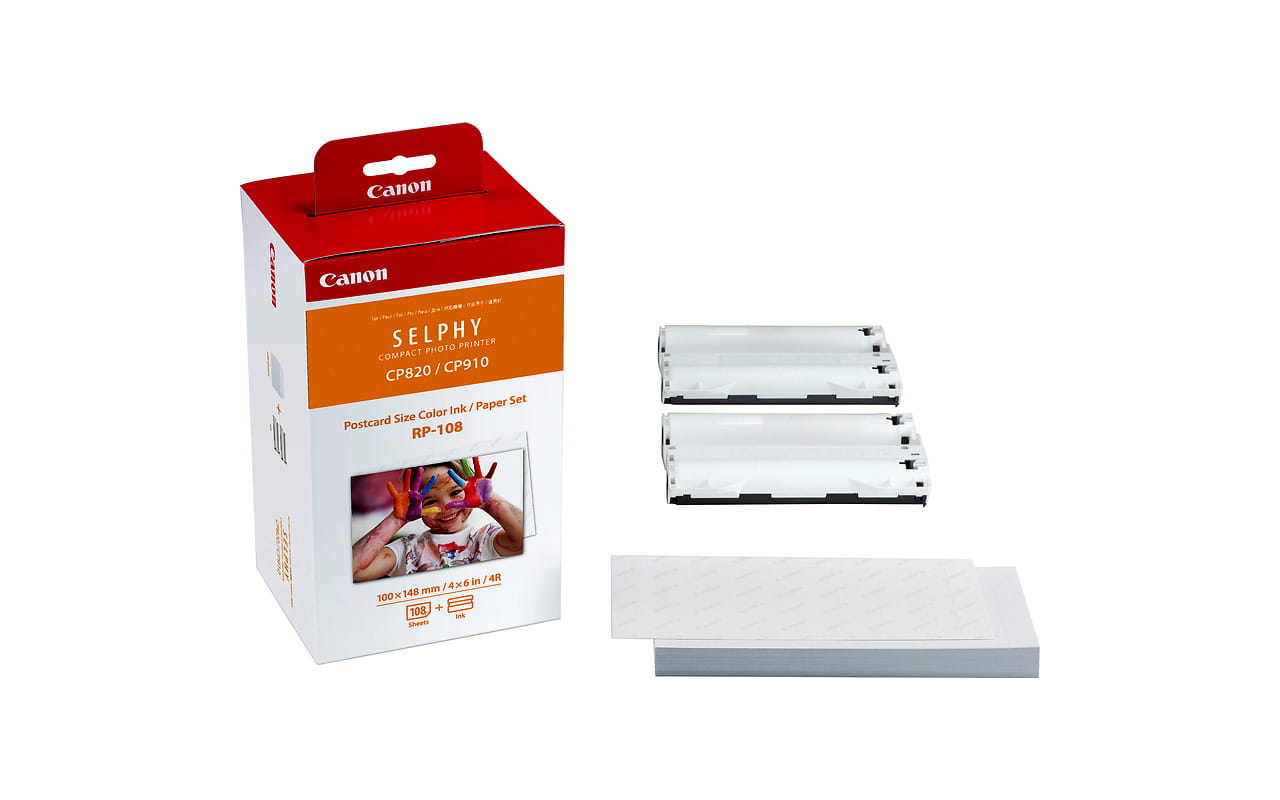 Canon RP-108 / Color Print Paper + Ink Cassette / 100x148mm / 108 pages