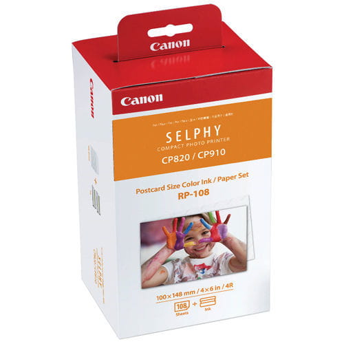 Canon RP-108 / Color Print Paper + Ink Cassette / 100x148mm / 108 pages