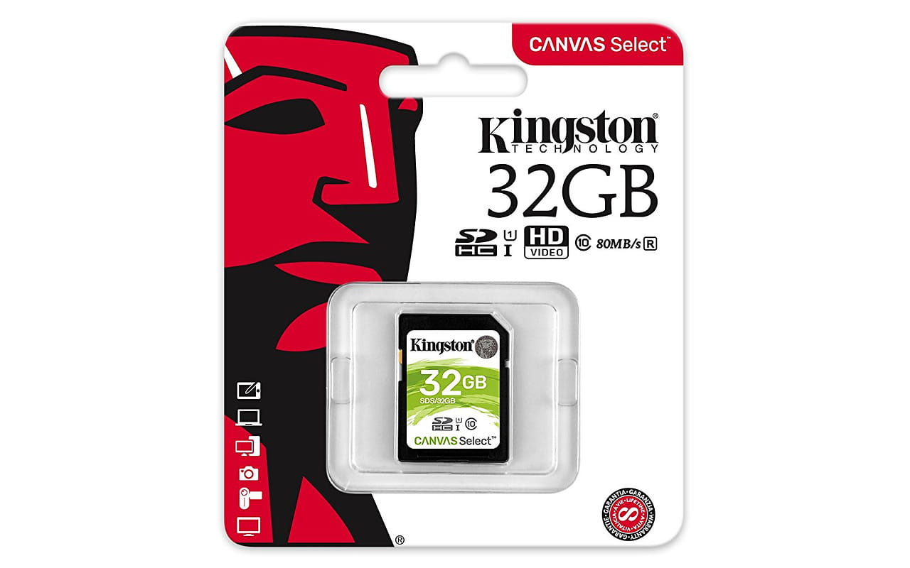 SDHC Kingston Canvas Select 32GB / 400x / SDS/32GB