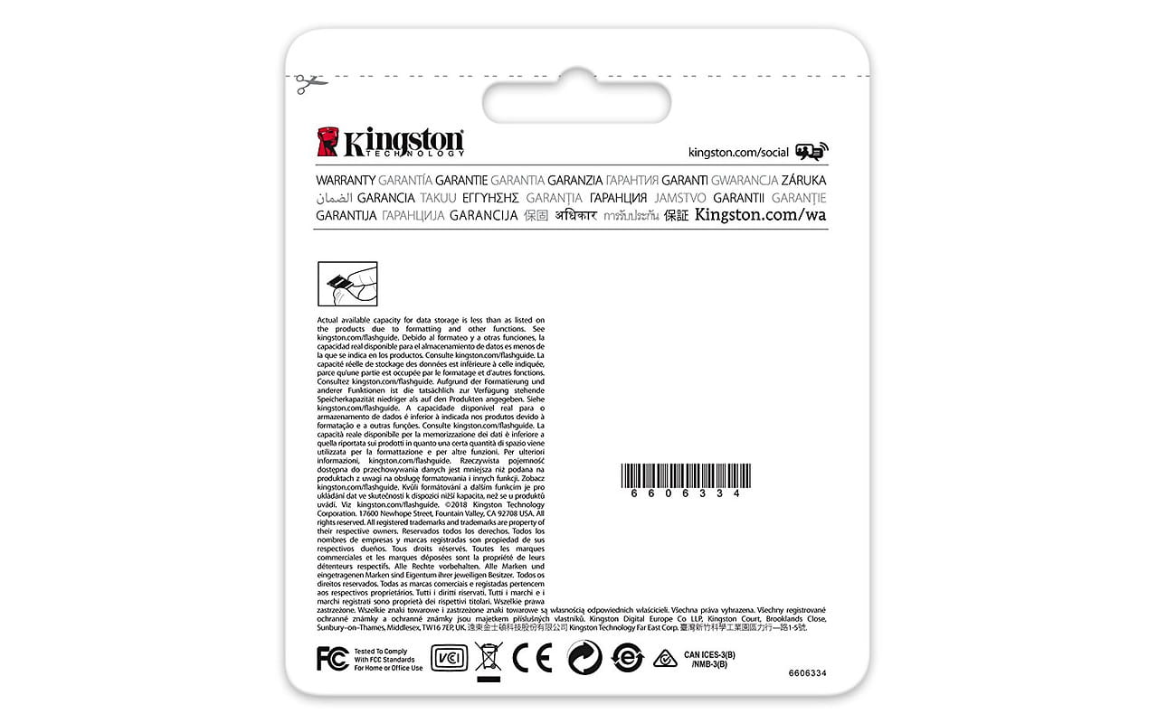 SDHC Kingston Canvas Select 32GB / 400x / SDS/32GB
