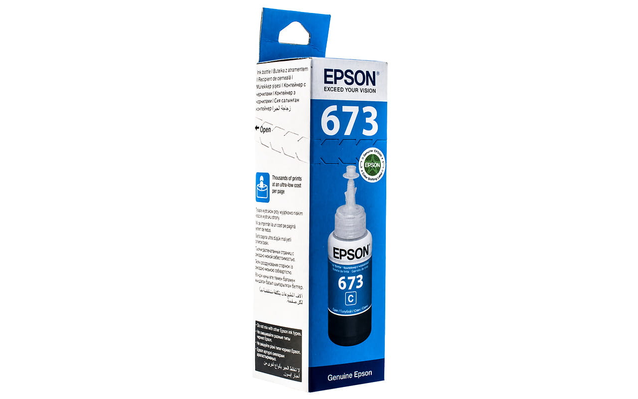 Ink Epson T673 / Bottle 70ml / Cyan