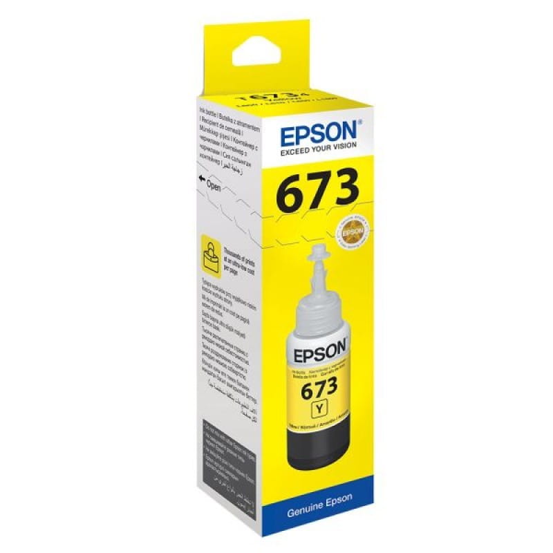 Ink Epson T673 / Bottle 70ml / Yellow