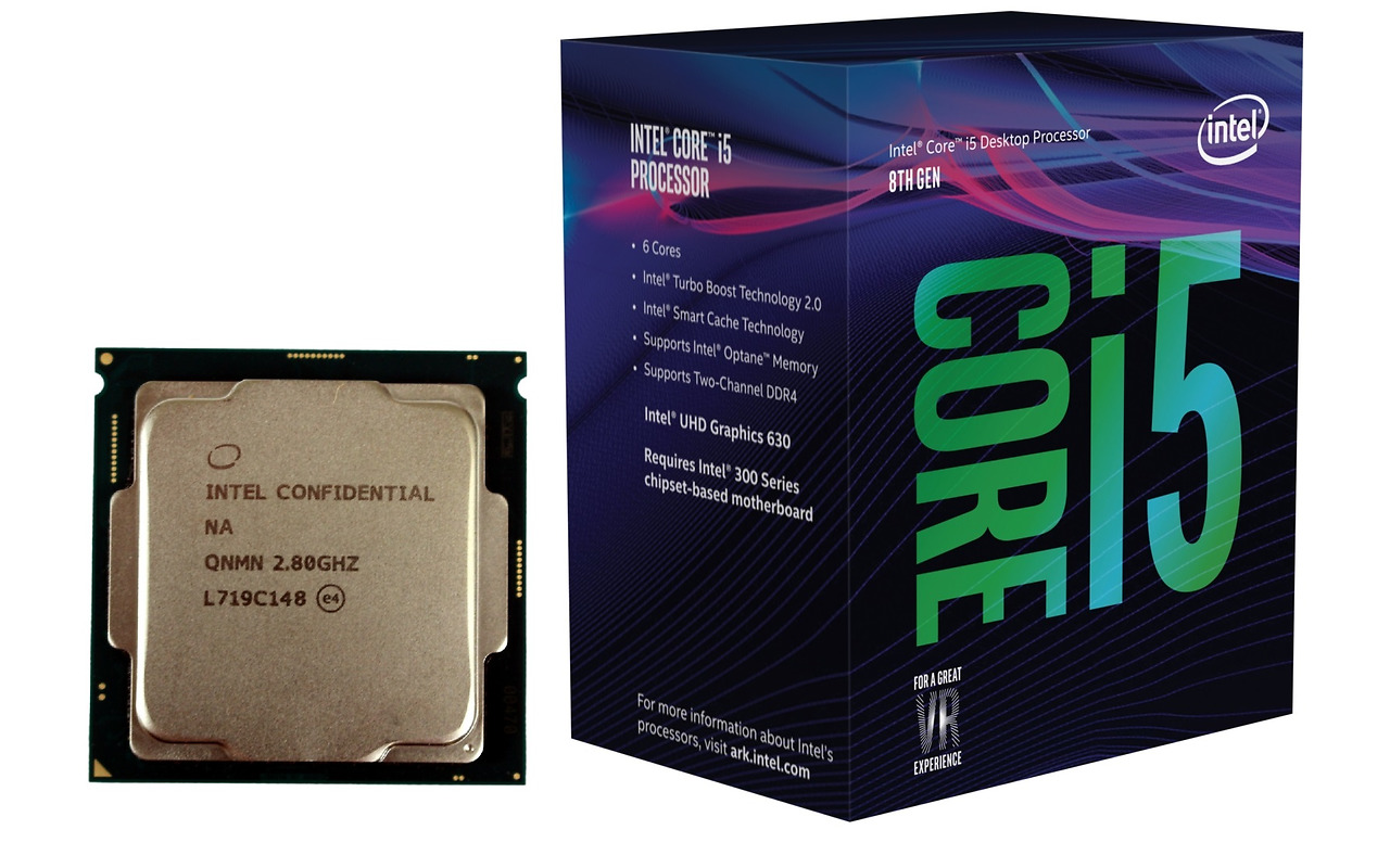 CPU Intel i5-8400 / S1151 / 14nm / 65W / Six Cores / Coffee Lake /