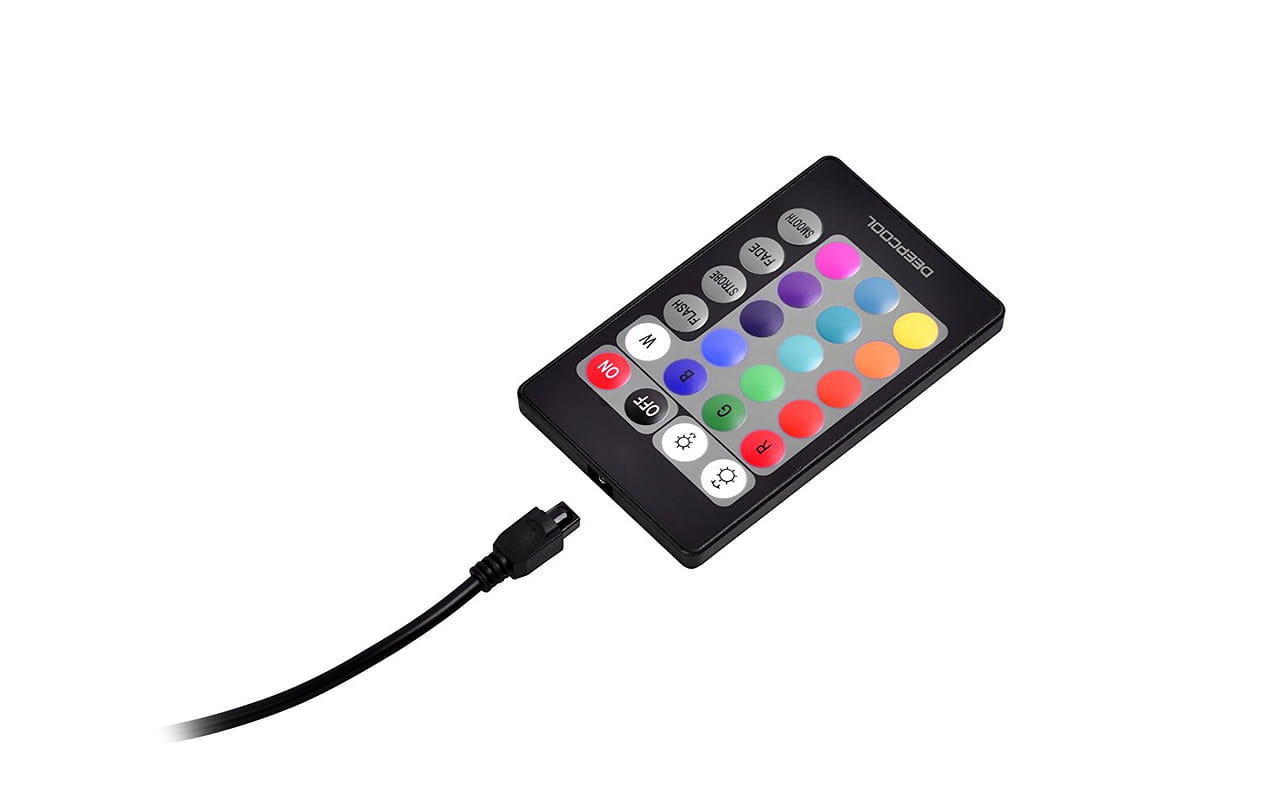 LED strips Deepcool XDC-RGB350 / RGB color LED strip / Software control: ASUS Aura, MSI Mystic, Gigabyte Fusion /