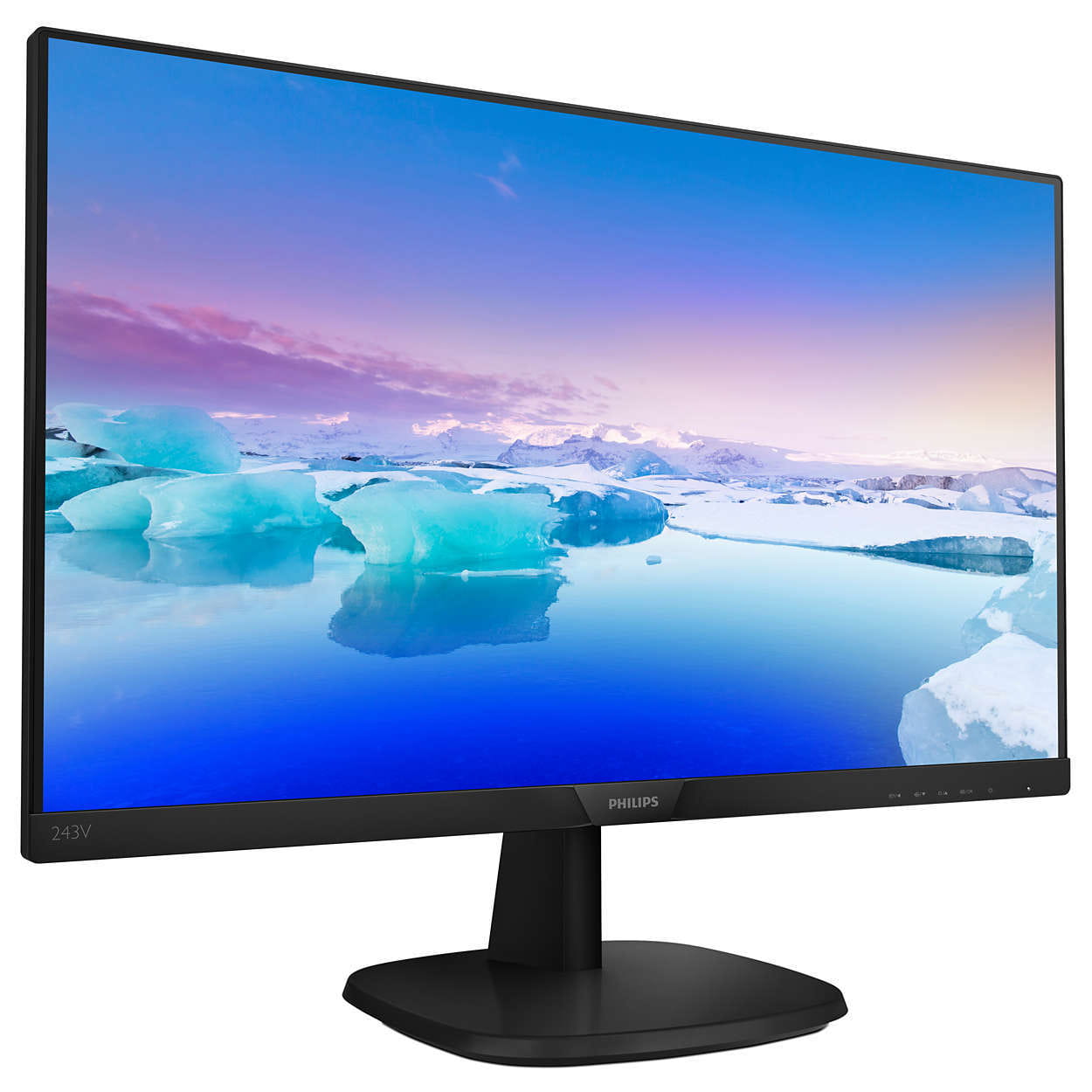 Philips 243V7QDSB / 23.8 FullHD IPS / LowBlue Mode Black