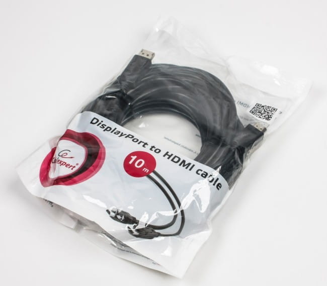 Cable Cablexpert CC-DP-HDMI-10M / DP to HDMI / 10.0m / Black