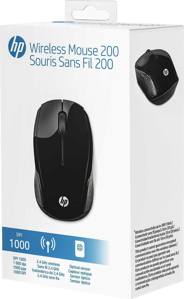 Mouse HP 200 / Wireless / Black