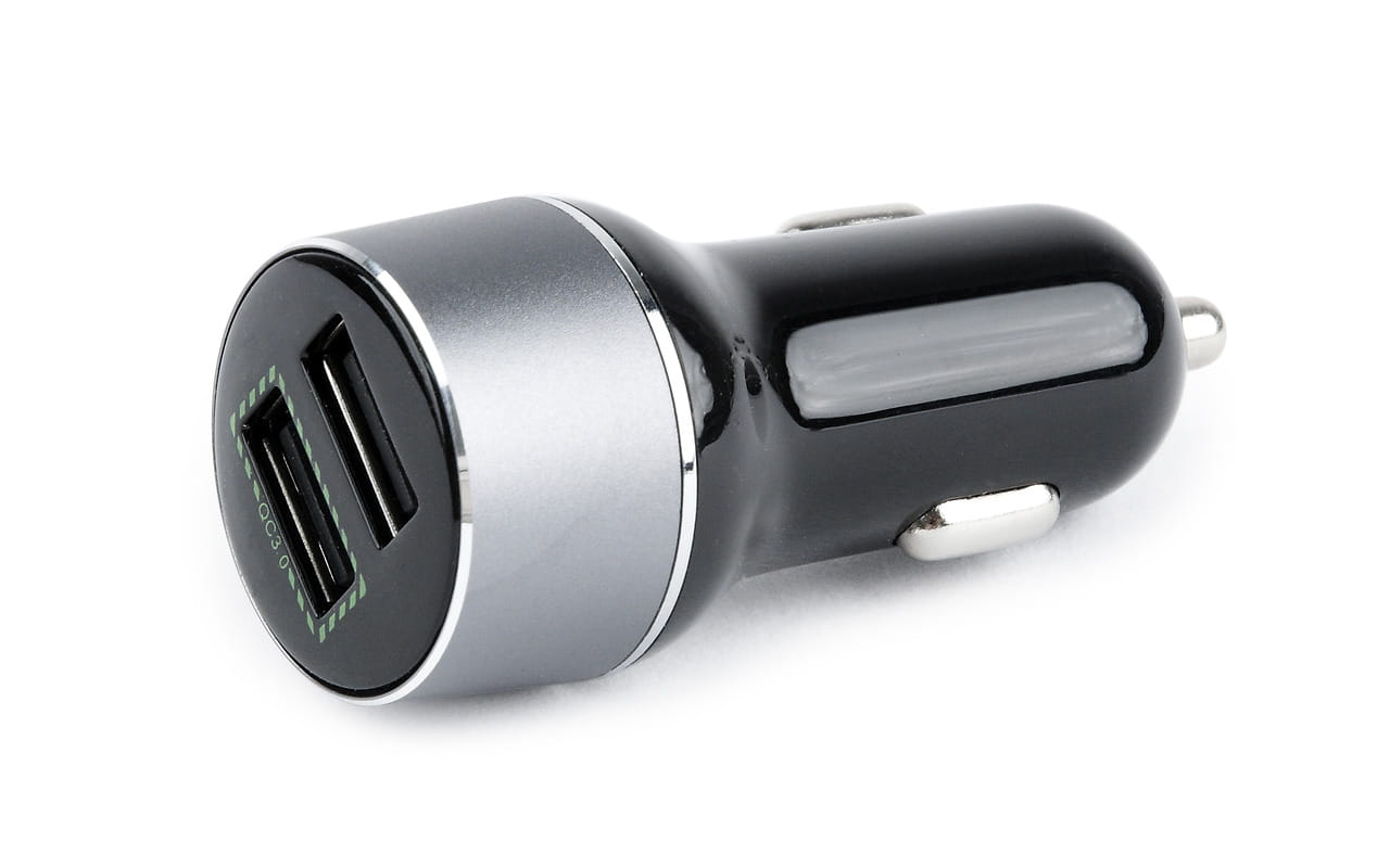 Energenie EG-U2QC3-CAR-01 / Universal 2- port USB Car сharger