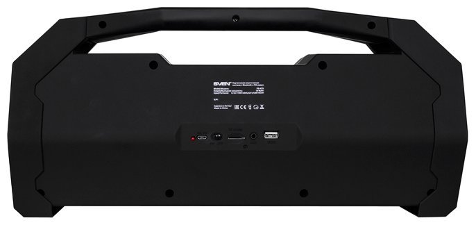 Speakers Sven PS-470 / 18w / Portable / Bluetooth / Battery 1800 mAh / Black