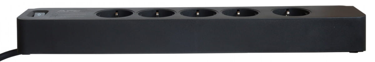 Surge Protector APC Essential PM5B-RS / 5 Sockets / 10A / Black