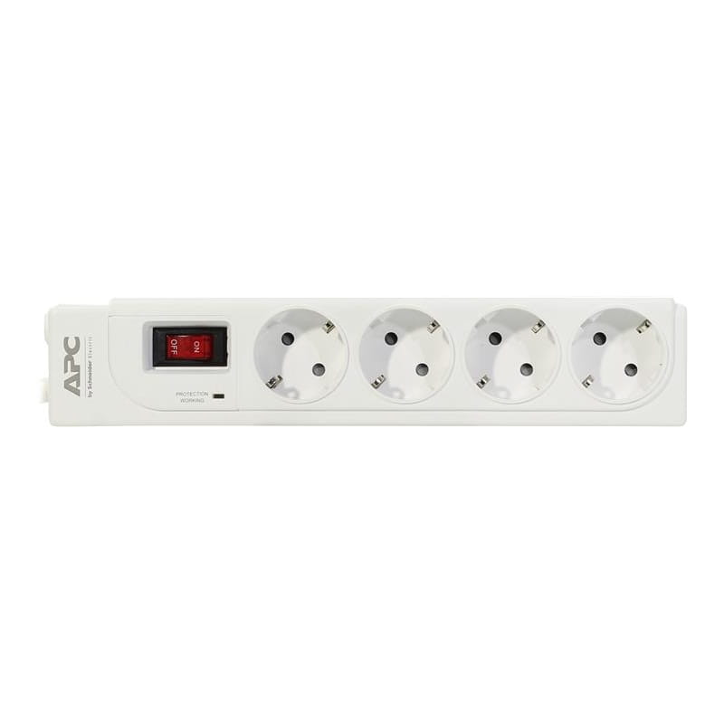 Surge Protector APC Essential APC P43-RS / 4 Sockets / 10A / White