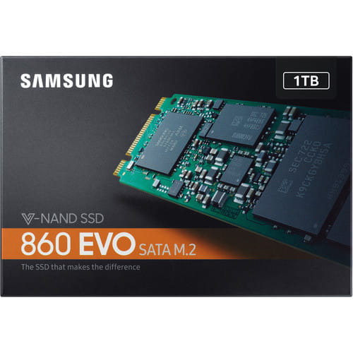 SSD Samsung 860 EVO / 1.0TB / .M.2 SATA / MJX / V-NAND 3bit MLC / MZ-N6E1T0BW