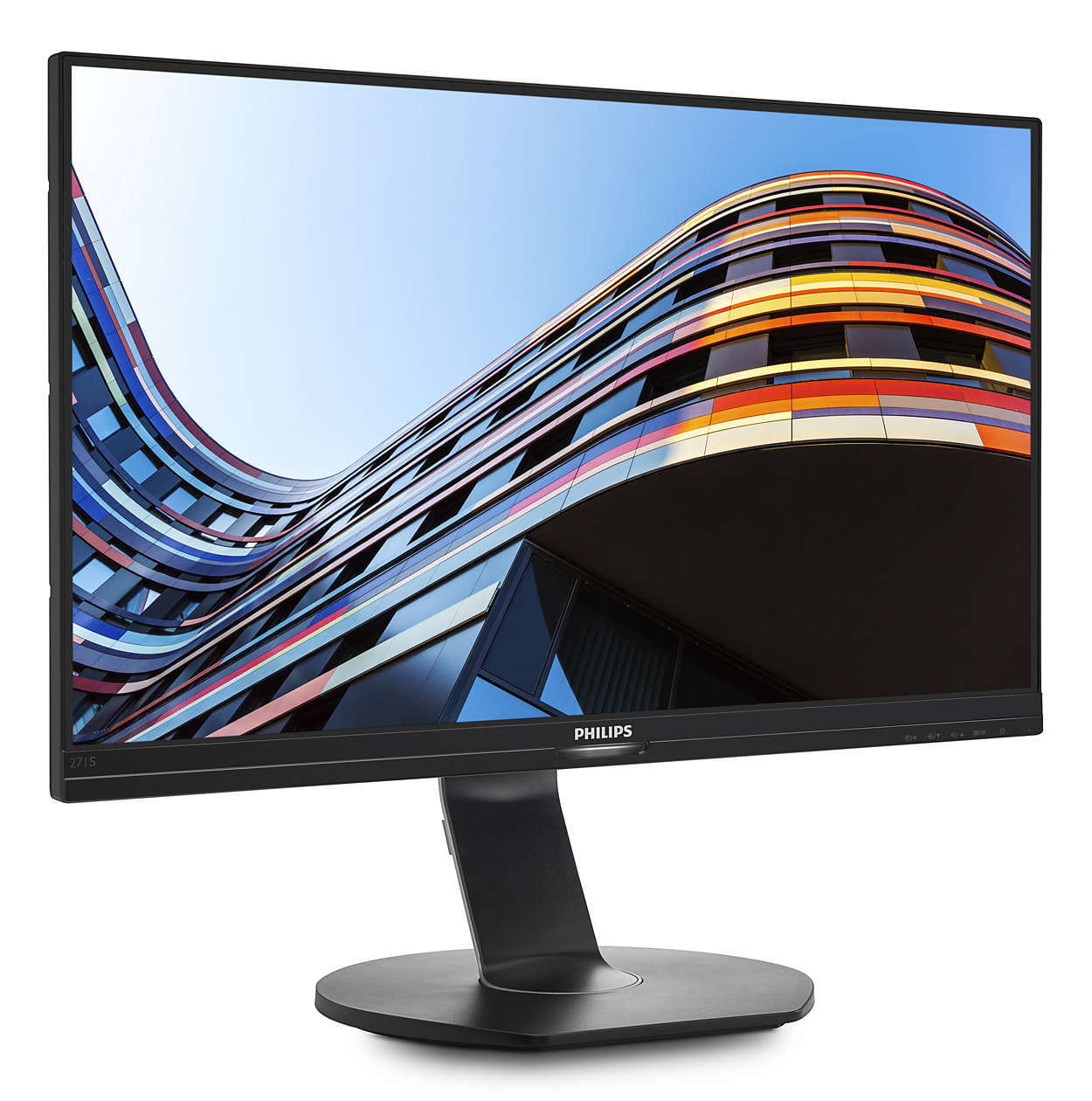 Monitor Philips 271S7QJMB / 27.0" IPS LED FullHD / 0.311mm / 5ms GTG / 250 cd/m / DCR 20 Mln:1 / 16.7M Colors / Flicker-free technology / LowBlue Mode / Black