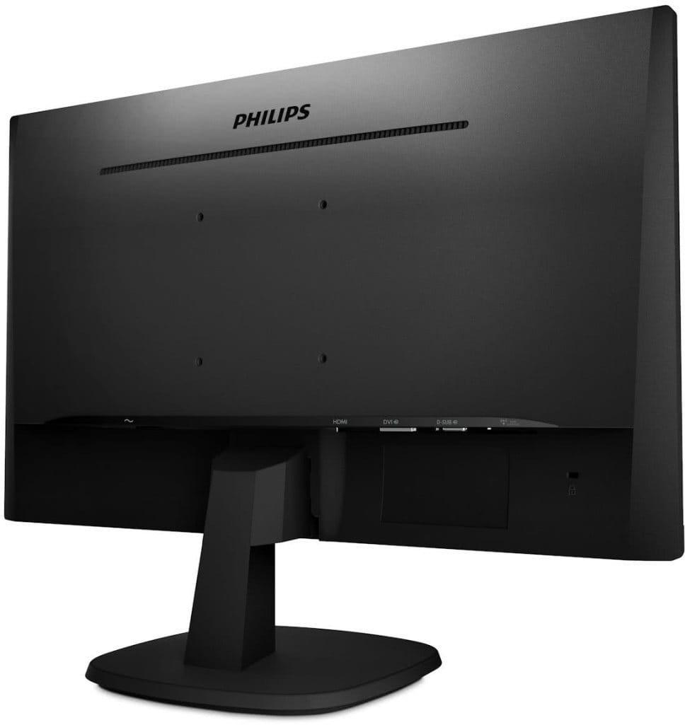 Monitor Philips 243V7QJABF / 23.8" IPS W-LED FullHD / 93 ppi / 5ms GTG / 250 cd/m / DCR 200 Mln:1 / 16.7M Colors / Black