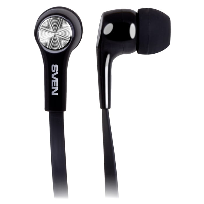 Earphones Sven E 210M / Mic / 20-20000 Hz / 16ohm / 96dB / 1.2m / Black